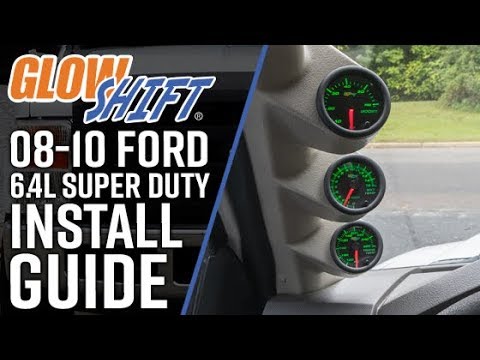 GlowShift | How To Install A Diesel Gauge Package Into Your 08-10 Ford Super Duty