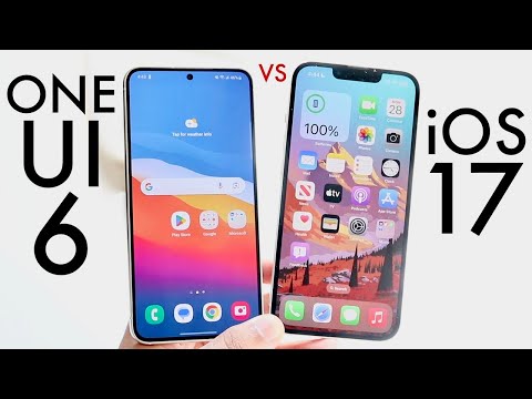 Samsung One UI 6 Vs iOS 17! (Comparison) (Review)