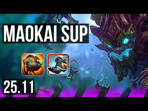 MAOKAI & Corki vs LEONA & Jhin (SUP) | KR Grandmaster | 25.11