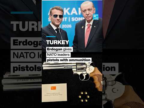 Turkey: Erdogan gives NATO leaders pistols with ammunition after summit