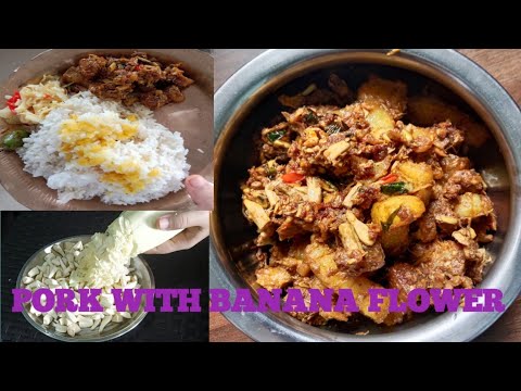 Pork With Banana Flower Recipe