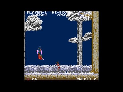 The Legend of Kage [Arcade Longplay] (1984) Taito Corporation {rev 2, MSM5232 sound}