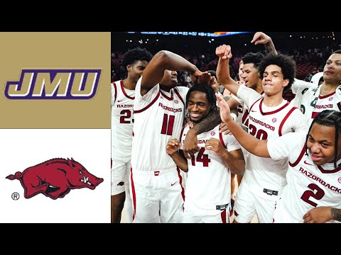James Madison vs Arkansas FULL Game Highlights | Dec 29,2025 | Men's College Basketball Today