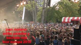 joan soriano edilio paredes y bachata roja, tour europa 2010