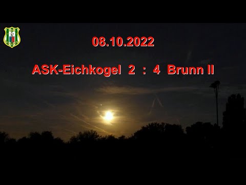 ASK 08.10.2022  ASK -Eichkogel  2 : 4  Brunn II