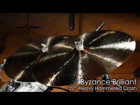 Meinl Byzance Brilliant B22HHC-B 22"Heavy Hammered Crash Cymbal (w/ Video Demo) image 6