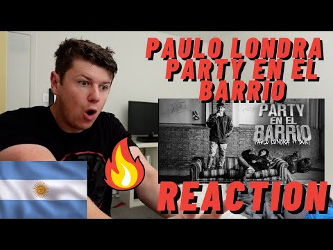 Paulo Londra - Party en el Barrio (feat. Duki) ((IRISH GUY REACTION!!))