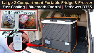 Best Large Capacity Portable Fridge & Freezer | SETPOWER DT55