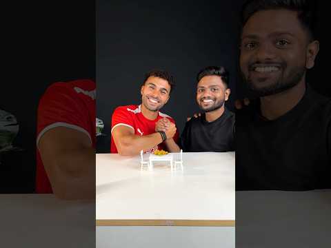 Miniature Maggie with younes 🤣