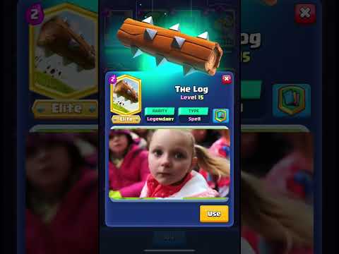 THE LOG EVOLATION💀☠️ #clashroyale #supercell #foryou