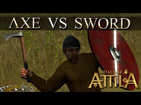 Shield Wall vs Axe - Total War Attila Age of Charlemagne Mechanics