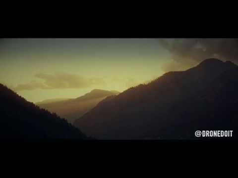 4k Aerial view of Kasol, Himachal Pradesh