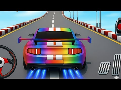 Mega Ramp Monster Car Racing 3D - Extreme Car Stunts - Android Gameplay