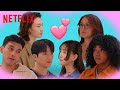 The XO Kitty Cast Tries Not To Laugh XO Kitty Season 2 Netflix