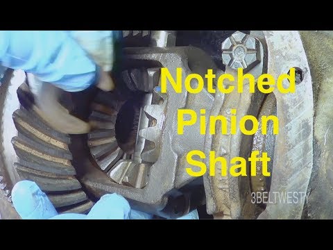 FORD 7.5 Notched PINION Shaft on 3.73 gears rear axle