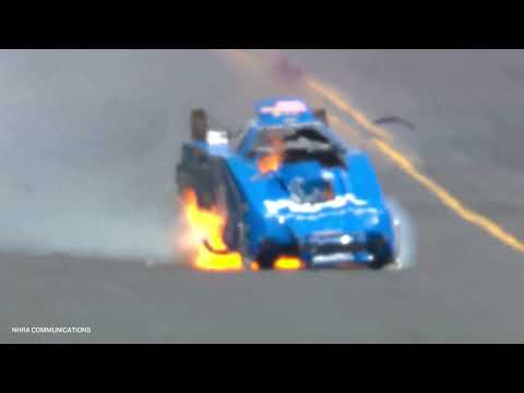 John Force's Brutal Crash at NHRA Virginia Nationals