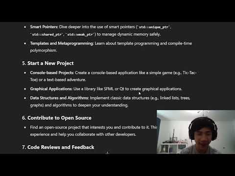 Day 36 of Learn C++ from ChatGPT - What Now?