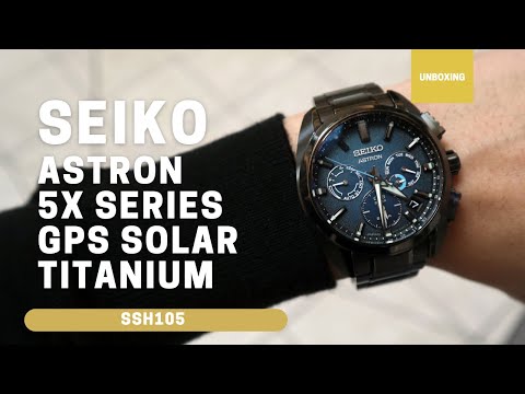 Seiko Astron 5X Series GPS Solar Titanium SSH105