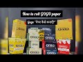 How To Roll GOGO Paper GOGO पेपर कैसे बनाये Jonnybaba