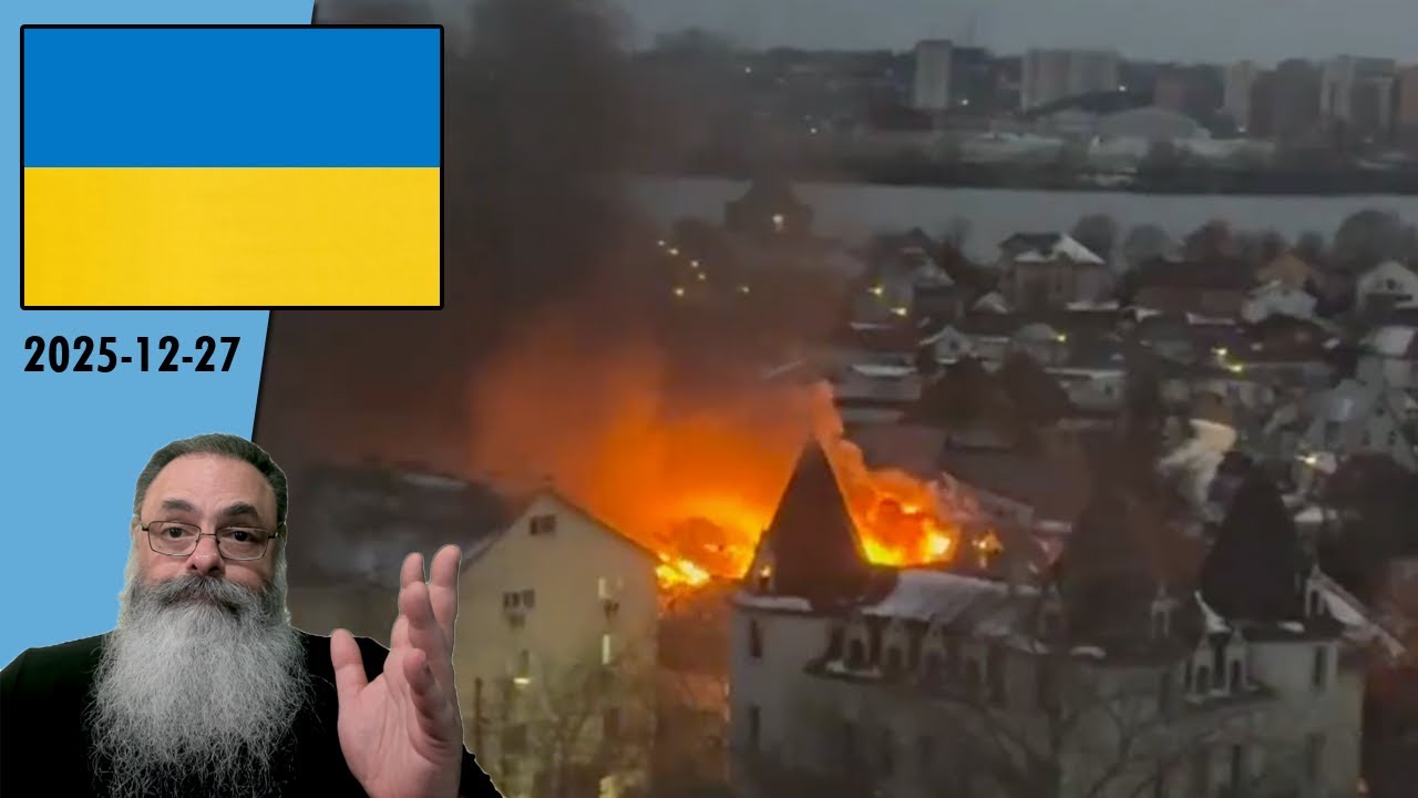 #Ucrânia 2025-12-27: RÚSSIA faz DOIS GRANDES ATAQUES: UM com MISSEIS e DRONES outro com TRUMP