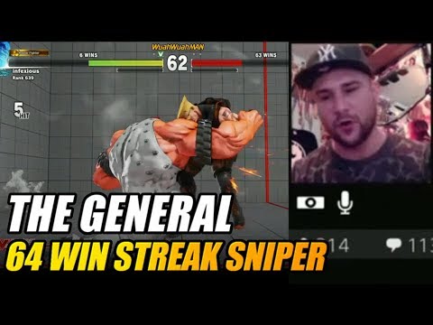 SFV ➡️ ImstillDadaddy 64 Win Streak Sniper Infexious ➡️ PumPum City