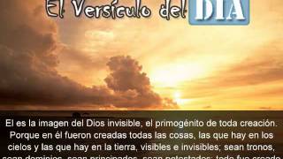 Miniatura del video: El versiculo del dia .com - Colosenses 1 v15-16