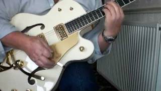 Video thumbnail for Stray Cat Strut - Stray Cats. Gretsch G6136T-LTV White Falcon, JamVox. by squizzy104
