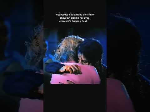 Wednesday Hugging Enid #wednesday #wednesdayaddams #wednesday #trending