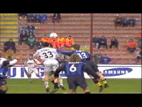Serie A 2000-2001, day 18 Inter - Reggina 1-1 (Dionigi, Vieri)