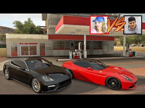 EduKof VS Anna (TUNADAS) Porsche Panamera VS Ferrari California T - Forza Horizon 3 - ZOIOOGAMER