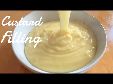 Homemade Custard filling Simple Recipe