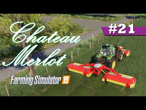 Making silage, lot of grasswork needed | Farming Simulator 19 Timelapse