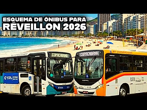 🎇🚍 COMO CHEGAR AO RÉVEILLON DE COPACABANA: LINHAS DE ÔNIBUS ESPECIAIS
