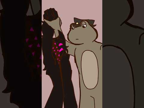 Garden of banban (jester x sheriff toadster) 🤨 #oc #animation #flipaclip #gardenofbanban