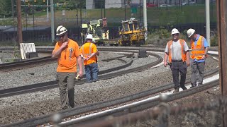 Amtrak Harrisburg Line Track renovation enters second phase ahead of schedule