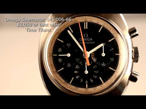 Omega Seamaster Chronograph 145.006 321 Orange Hand 1966 38MM Rare