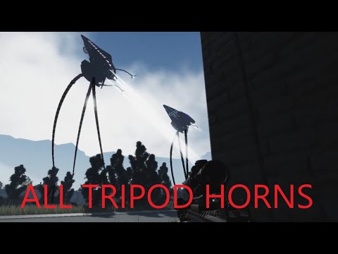All tripod Horns in War of the Worlds Sandbox