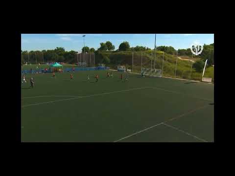 Gol de Alejandro Arnuncio con el Alevín del Real Valladolid frente al colegio San Agustín