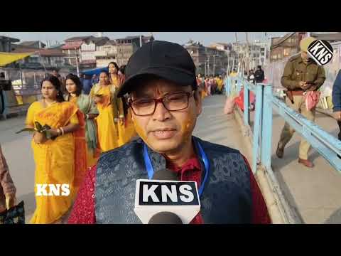 The auspicious celebrations of Durga Puja have begun in Kashmir, with devot...