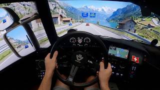 Da Para Ser Mais Real - ETS2 Viagem Realista Scania V8 Onboard