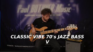 Video thumbnail for The Squier Classic Vibe Jazz Bass V - Unreal Value! by Bothners Musical Instruments