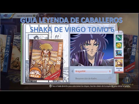🔱Guía Leyenda de Caballeros🔱 - Libro de Shaka - Arayashiki - Tomo 6 Saint Seiya Awakening