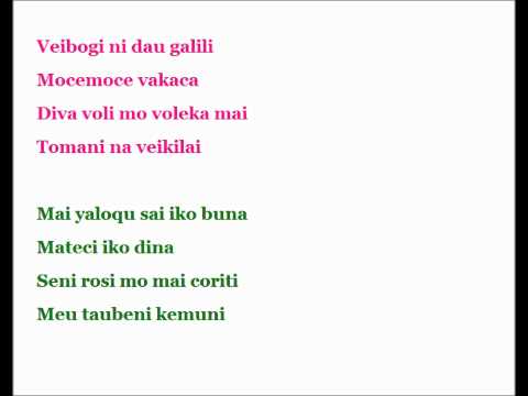 Savu ni Delai Lomai - Rui Mosita Lyrics