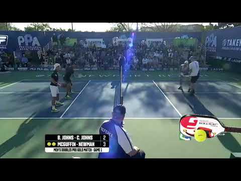 2021 PPA PICKLEBALL PRO MEN'S  GOLD MEDAL MATCH -- BEN / COLLIN JOHNS VS  NEWMAN/TYSON McGuffin
