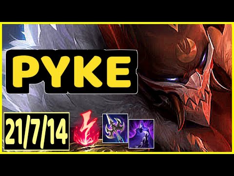 PYKE VS SERAPHINE - 21/7/14 KDA SUPPORT GAMEPLAY