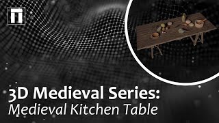 3D Medieval Series: Kitchen Table