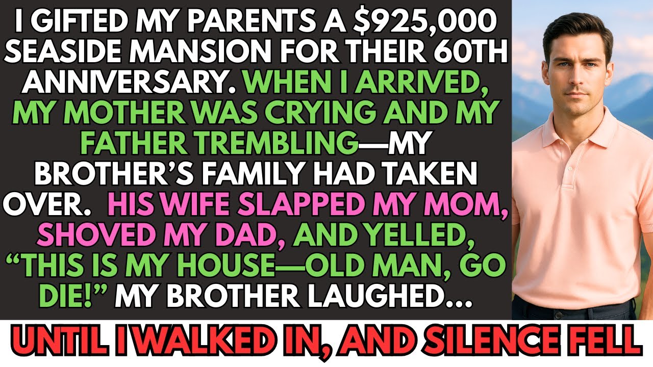 I Gifted My Parents A $925K Mansion—Then My Brother’s Family Moved In And Made Them Their Servants.