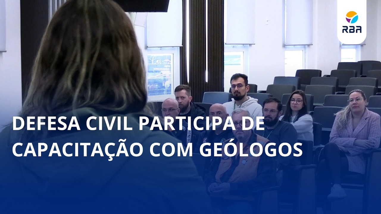 Defesa Civil participa de capacitação com geólogos