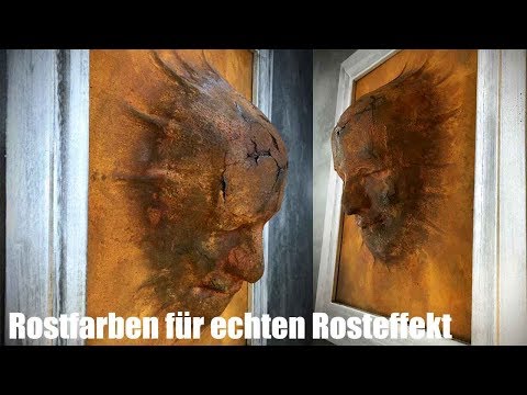 Rostfarben für echten Rosteffekt | Rostoptik zum streichen - Echter Rost für Innen + Außen