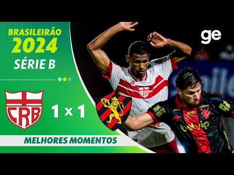 Gols e lances de CRB x Sport